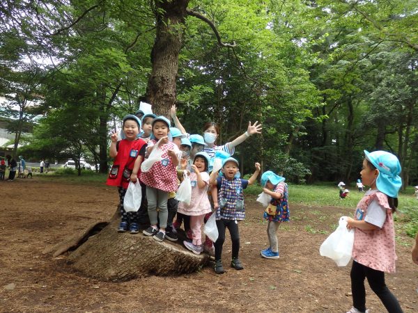 年中組　６月園外保育「江古田の森公園」 6月25日