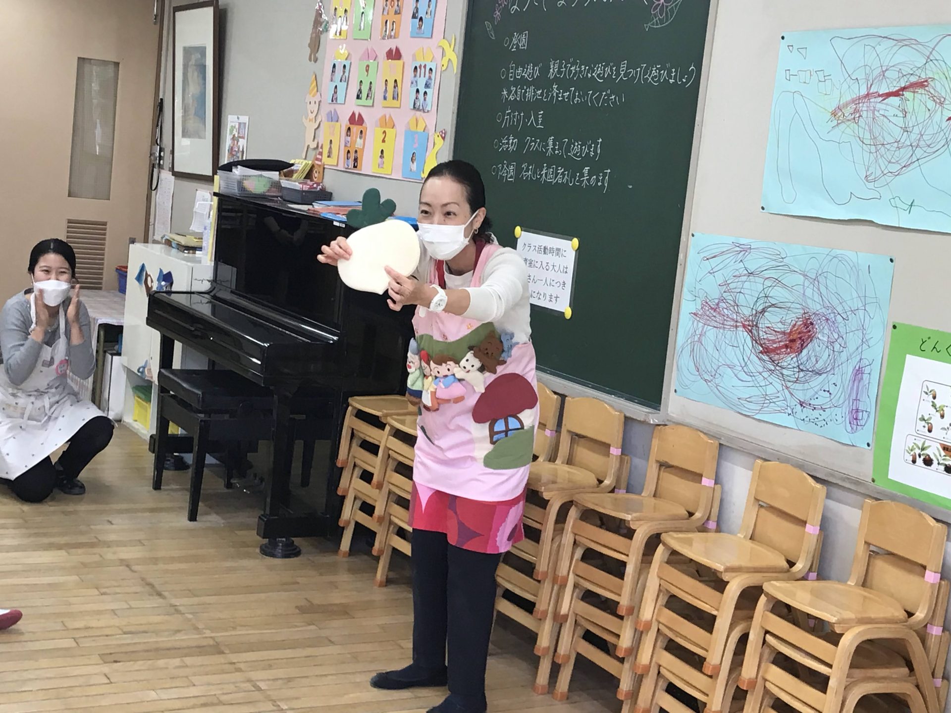 宝 仙 学園 安い 幼稚園 エプロン