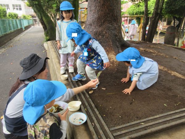 満三歳空組　人気の遊び『動物園ごっこ』