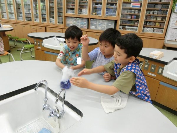 年長組 第一回 理科実験教室 6月12日
